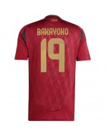 Moške Nogometnih dresov Belgija Johan Bakayoko #19 Domači EP 2024 Kratki rokavi
